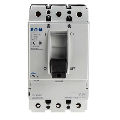 Eaton MCCB 3P 250A, Breaking Capacity 80 kA, Fixed Mount