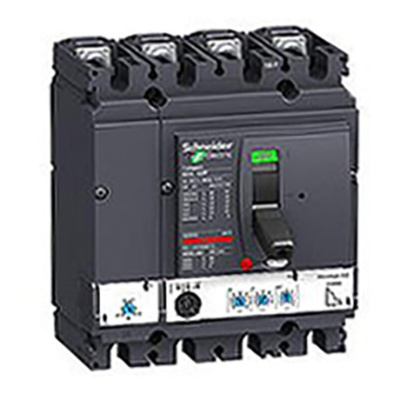 Schneider Electric, NSX Range MCCB 4P 160A, Breaking Capacity 85 kA, Fixed Mount