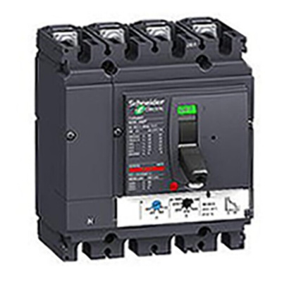 Schneider Electric, NSX Range MCCB 4P 250A, Breaking Capacity 90 kA, Fixed Mount