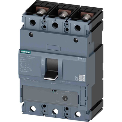 Siemens, SENTRON MCCB 3P 160A, Breaking Capacity 70 kA