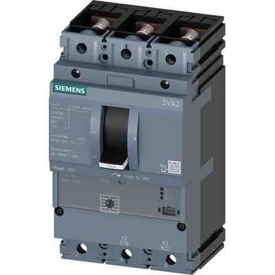 Siemens, SENTRON MCCB 3P 160A, Breaking Capacity 110 kA