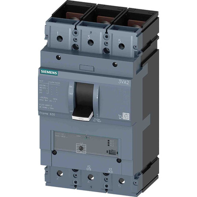 Siemens, SENTRON MCCB 3P 400A, Breaking Capacity 110 kA, Fixed Mount