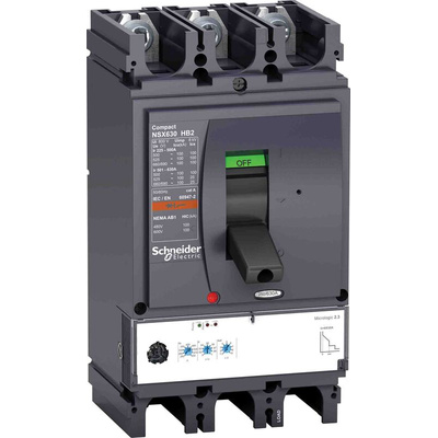 Schneider Electric, NSX MCCB 3P 400A, Breaking Capacity 100 kA, Fixed Mount