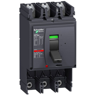 Schneider Electric, ComPact MCCB Molded Case Circuit Breaker 3P 4A, Fixed Mount