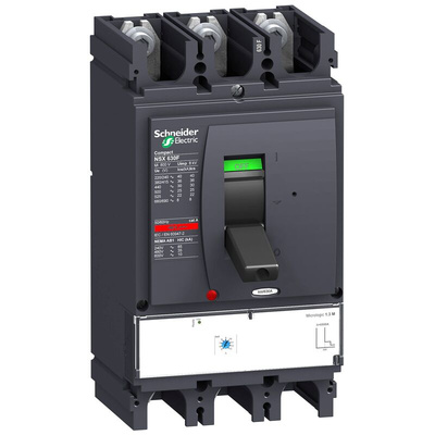 Schneider Electric, ComPact MCCB Molded Case Circuit Breaker 3P 500A, Fixed Mount