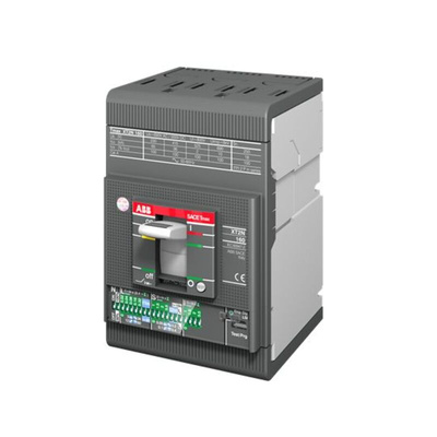 ABB, SACE Tmax XT MCCB Molded Case Circuit Breaker 3P 160A, Breaking Capacity 10 kA, Fixed Mount