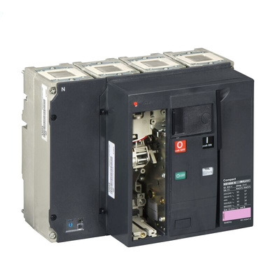 Schneider Electric, Compact MCCB 4P 1.6kA, Fixed Mount