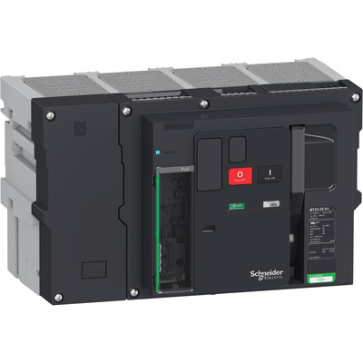 Schneider Electric, Masterpact MCCB 4P 2.5kA, Fixed Mount