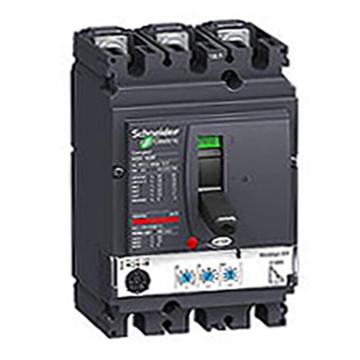 Schneider Electric, NSX Range MCCB 3P 100A, Breaking Capacity 100 kA, Fixed Mount