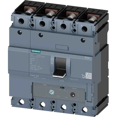 Siemens, SENTRON MCCB 4P 160A, Breaking Capacity 70 kA