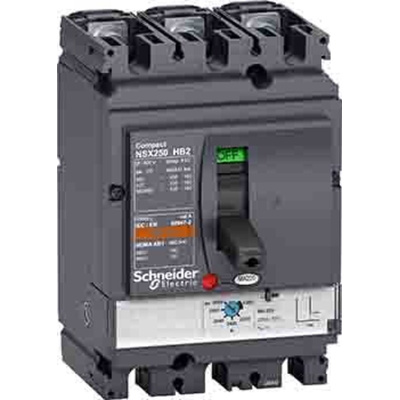 Schneider Electric, Compact MCCB 3P 50A, Breaking Capacity 100 kA, Fixed Mount