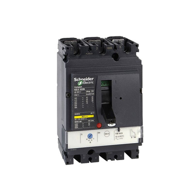 Schneider Electric, ComPact MCCB Molded Case Circuit Breaker 3P 25A, Fixed Mount