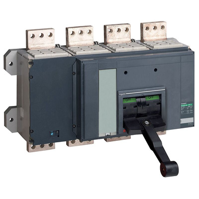 Schneider Electric, Compact MCCB 4P 3.2kA, Fixed Mount