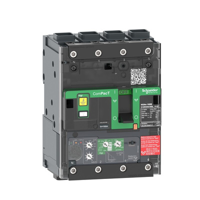 Schneider Electric, ComPacT NSX MCCB 4P 50A, Fixed Mount