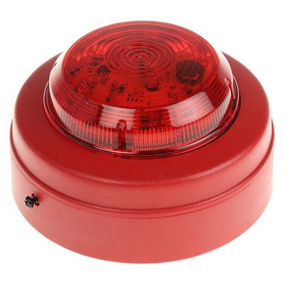 Eaton Series Red Flashing Beacon, 9 → 60 V dc, Surface Mount, LED Bulb