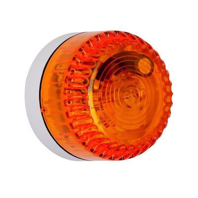 Eaton Series Amber Flashing Beacon, 9 → 60 V dc, Surface Mount, Xenon Bulb, IP54