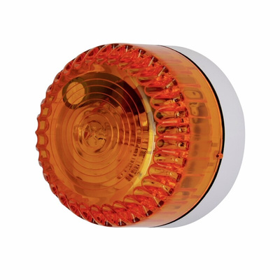 Eaton Series Amber Flashing Beacon, 9 → 60 V dc, Surface Mount, Xenon Bulb, IP21C, IP66