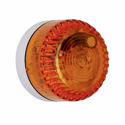 Eaton Series Amber Flashing Beacon, 9 → 60 V dc, Surface Mount, Xenon Bulb, IP21C, IP66