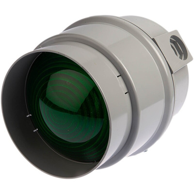 Werma BWM 890 Series Green Steady Beacon, 12 → 230 V ac/dc, Base Mount, Incandescent Bulb, IP65