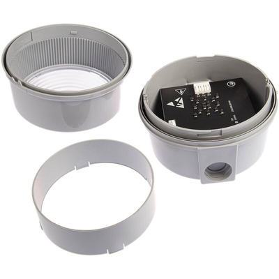 Werma BWM 890 Series Red Steady Beacon, 115 → 230 V ac, Base Mount, LED Bulb, IP65