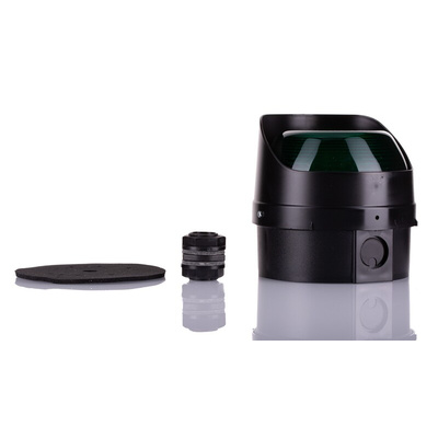 Moflash LED TL Series Green Multiple Effect Beacon, 8 → 20 V ac/dc, Surface Mount, Wall Mount, LED Bulb, IP65