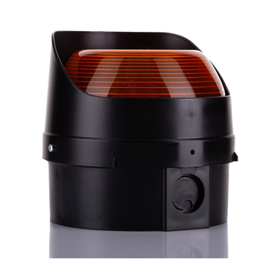 Moflash LED TL Series Amber Multiple Effect Beacon, 35 → 85 V ac/dc, Surface Mount, Wall Mount, LED Bulb, IP65