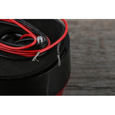 RS PRO Red Flashing Beacon, 10 → 100 V dc, 20 → 72 V ac, Stud Mount, Surface Mount, Xenon Bulb, IP67