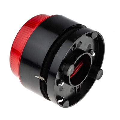 RS PRO Red Flashing Beacon, 18 → 30 V dc, Stud Mount, Surface Mount, Xenon Bulb, IP67