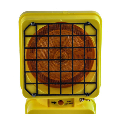 Wolf Safety HL95 Series Amber Steady Beacon, 5.6 V dc, Portable Mount, LED Bulb