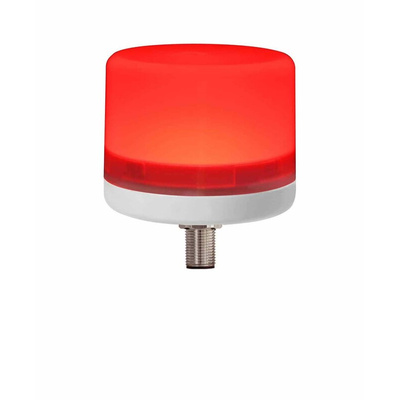 RS PRO Red Steady Beacon, 24 Vdc, Screw Mount, LED Bulb, IP66