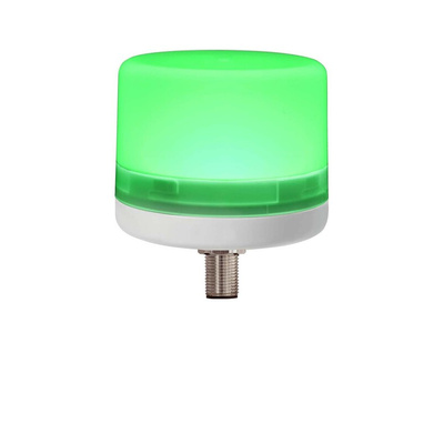RS PRO Green Steady Beacon, 24 Vdc, Screw Mount, LED Bulb, IP66