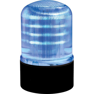 RS PRO Blue Multiple Effect Beacon, 120 → 240 V, Screw Mount, LED Bulb, IP66