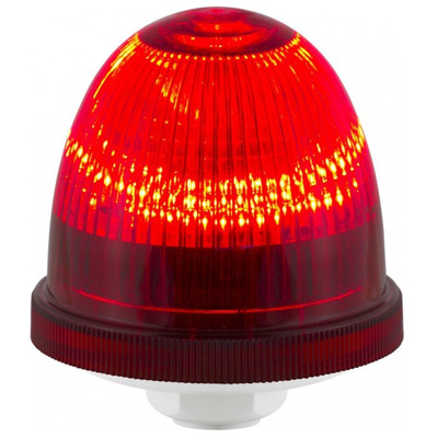 RS PRO Red Multiple Effect Beacon, 12 → 24 V, Panel Mount, LED Bulb, IP66