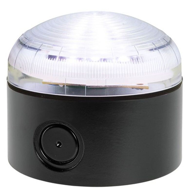 RS PRO Clear Steady Beacon, 12 V ac/dc, 24 V ac/dc, Screw Mount, LED Bulb, IP66