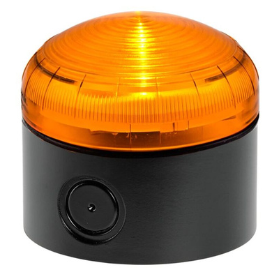 RS PRO Amber Steady Beacon, 120 V ac, 240 V ac, Screw Mount, LED Bulb, IP66