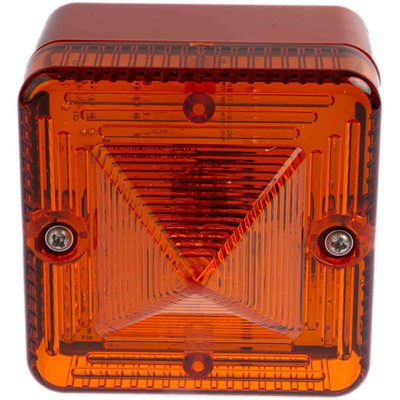 e2s L101X Series Amber Flashing Beacon, 24 V ac/dc, Surface Mount, Xenon Bulb, IP66