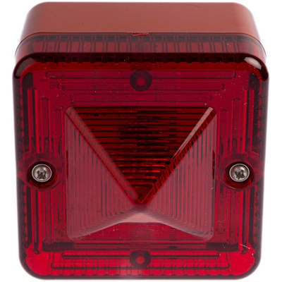e2s L101X Series Red Flashing Beacon, 24 V ac/dc, Surface Mount, Xenon Bulb, IP66
