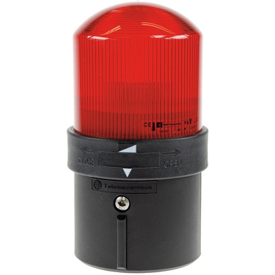 Schneider Electric Harmony XVB Series Red Flashing Beacon, 24 V ac, 24 → 48 V dc, Panel Mount, Incandescent