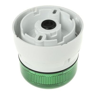 Klaxon Flashguard QBS Series Green Flashing Beacon, 12 V dc, 24 V dc, Surface Mount, Xenon Bulb