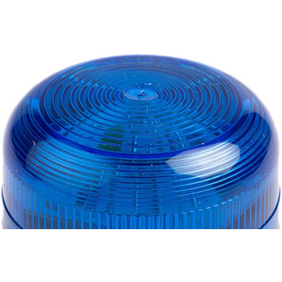 Klaxon Flashguard QBS Series Blue Flashing Beacon, 12 V dc, 24 V dc, Surface Mount, Xenon Bulb