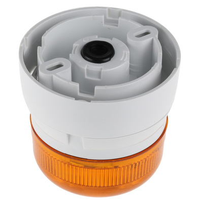 Klaxon Flashguard QBS Series Amber Steady Beacon, 230 V ac, Surface Mount, LED Bulb