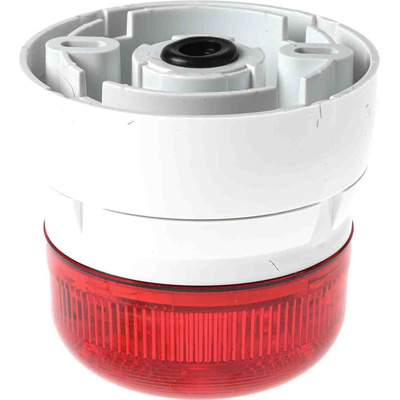 Klaxon Flashguard QBS Series Red Multiple Effect Beacon, 11 → 35 V dc, Surface Mount, LED Bulb