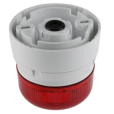 Klaxon Flashguard QBS Series Red Flashing Beacon, 230 V ac, Surface Mount, LED Bulb