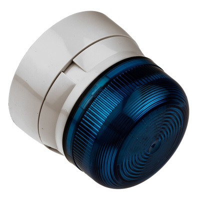 Klaxon Flashguard QBS Series Blue Flashing Beacon, 12 V dc, 24 V dc, Surface Mount, Xenon Bulb