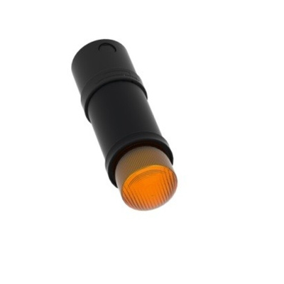 Schneider Electric Harmony XVB Series Amber Flashing Beacon, 24 V ac/dc, Base Mount, Discharge Tube Bulb, IP65