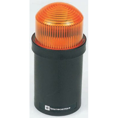 Schneider Electric Harmony XVD Optimum Series Amber Flashing Beacon, 24 V ac/dc, Surface Mount, Discharge Tube Bulb,