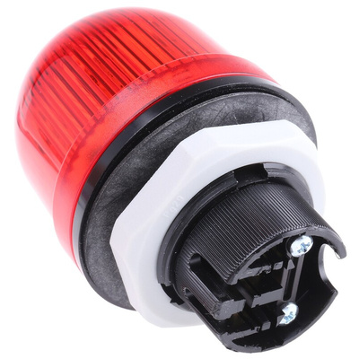 Werma EM 801 Series Red Steady Beacon, 230 V ac, Panel Mount, LED Bulb, IP65