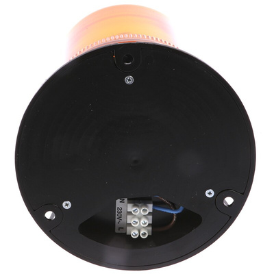 Moflash LED400 Series Amber Multiple Effect Beacon, 115 → 230 V ac, Surface Mount, LED Bulb, IP65