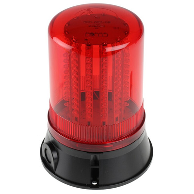 Moflash LED401 Series Red Multiple Effect Beacon, 24 V dc, Surface Mount, LED Bulb, IP65