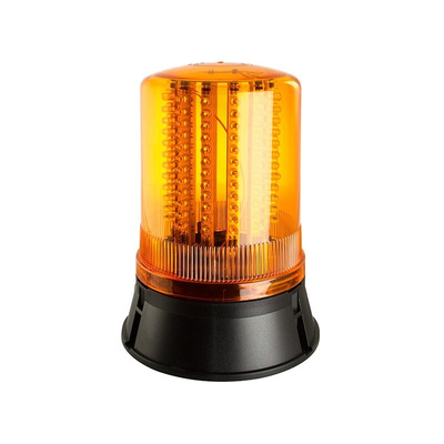 Moflash LED401 Series Amber Multiple Effect Beacon, 24 V dc, Surface Mount, LED Bulb, IP65